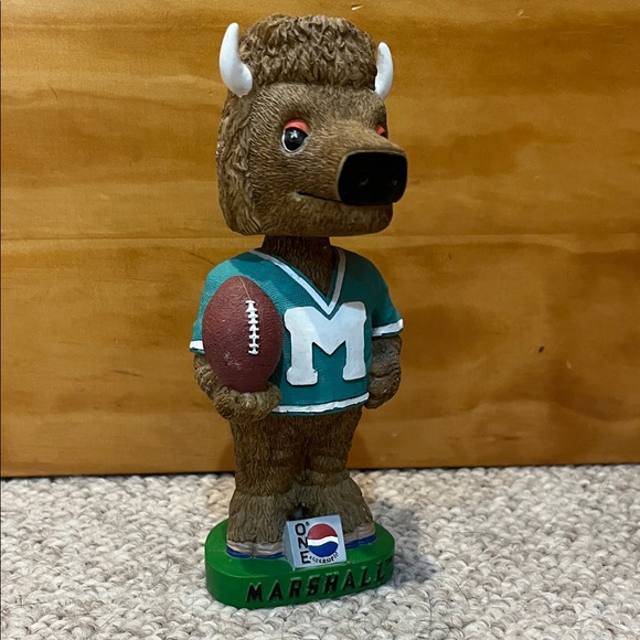 Rare Marshall Thundering Herd MARCO Mascot Bobblehead - Picture 6 of 7